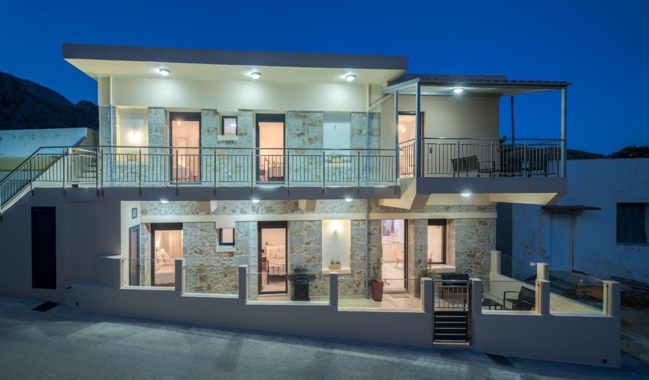 Capostango Apartments - Stunning Views Of Libyan Sea Áno Rodákino Kültér fotó